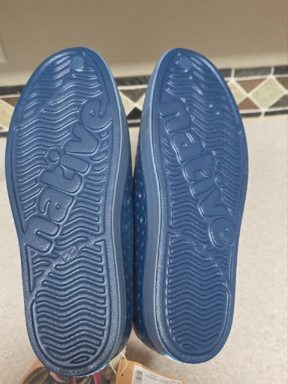 Native Unisex Navy Blue Jefferson Lite Slip-On Shoes